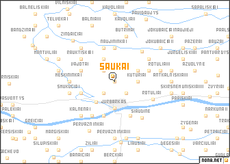 map of Saukai