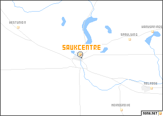 map of Sauk Centre