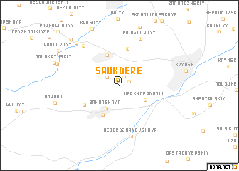 map of Saukdere