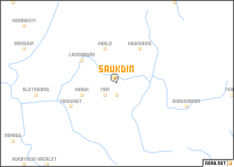 map of Saukdin