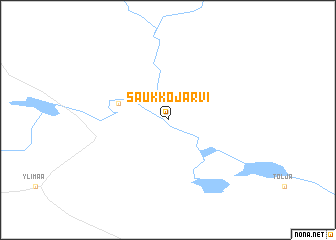 map of Saukkojärvi