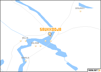 map of Saukkooja