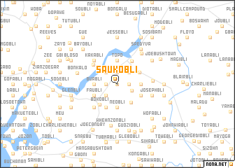 map of Saukobli