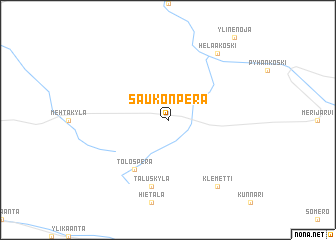 map of Saukonperä