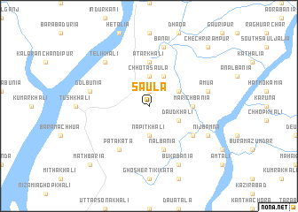 map of Sāula