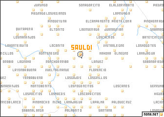 map of Sauldí