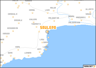 map of Saulepa