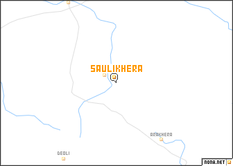 map of Saulikhera