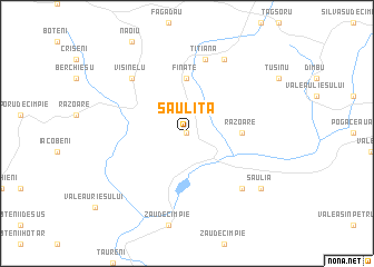 map of Săuliţa