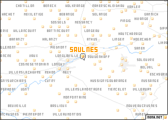 map of Saulnes