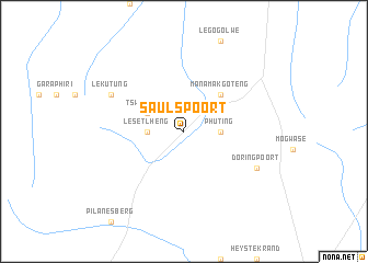 map of Saulspoort