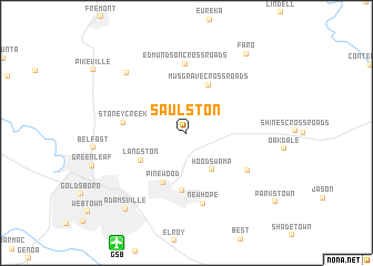 map of Saulston