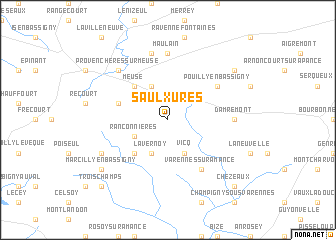 map of Saulxures