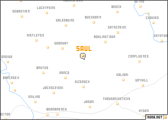 map of Saul