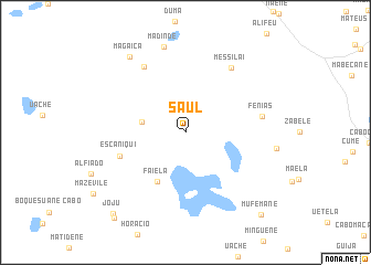 map of Saúl