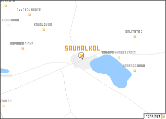 map of Saumalkol\