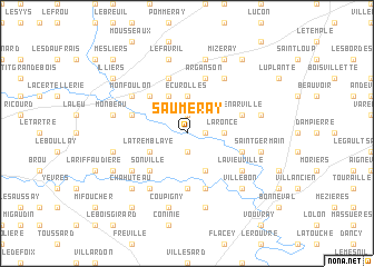 map of Saumeray