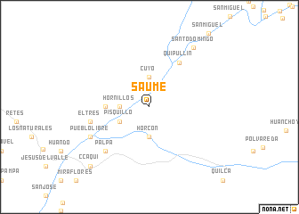 map of Saume