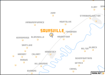 map of Saumsville