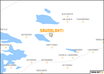 Saunalahti (Finland) map 