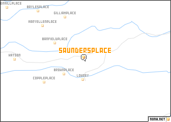 map of Saunders Place