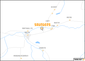 map of Saunders