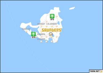 map of Saunders