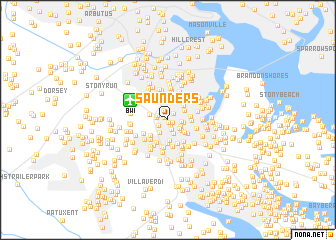 map of Saunders