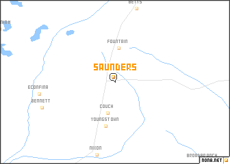 map of Saunders