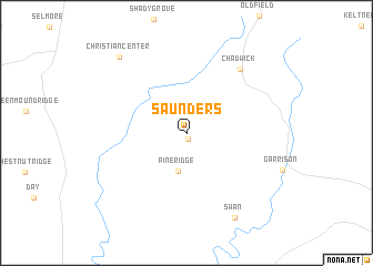 map of Saunders