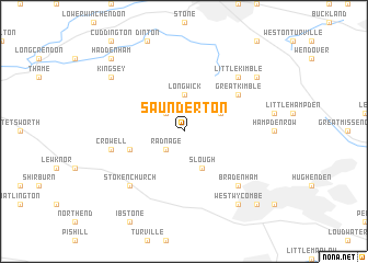 map of Saunderton