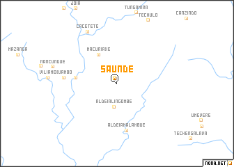 map of Saunde