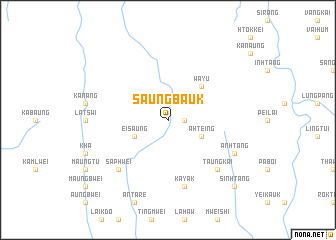 map of Saung Bauk