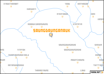 map of Saungdaung Anauk