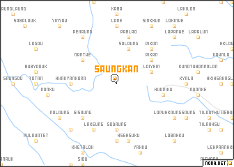 map of Saungkan