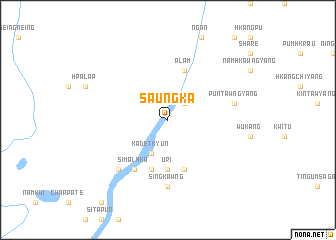 map of Saungka