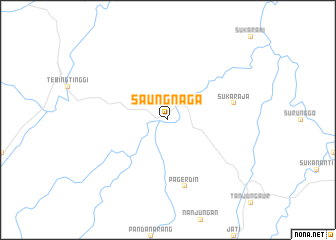 map of Saungnaga