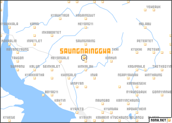 map of Saungnainggwa