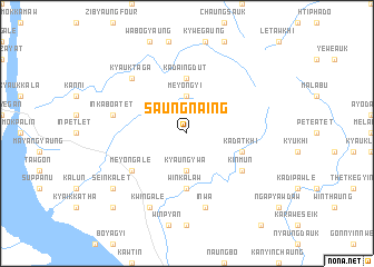 map of Saungnaing