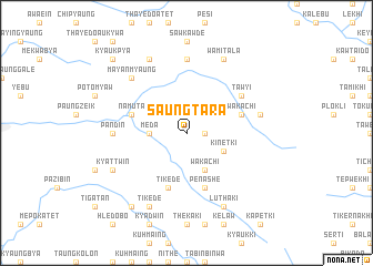 map of Saungtara