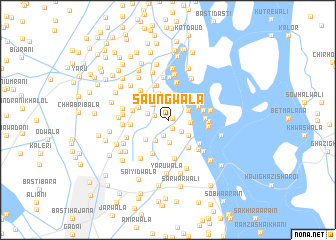 map of Saungwāla