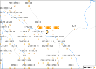 map of Sauni Majina