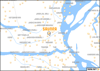 map of Saunra