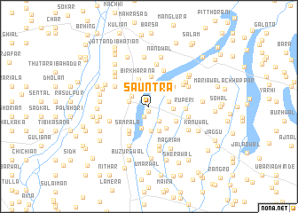 map of Sauntra