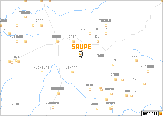 map of Saupe