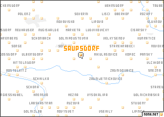 map of Saupsdorf