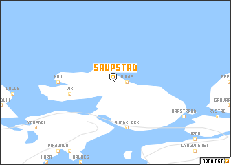 map of Saupstad