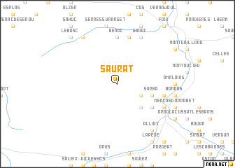 map of Saurat