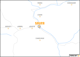 map of Saura