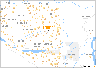 map of Saura